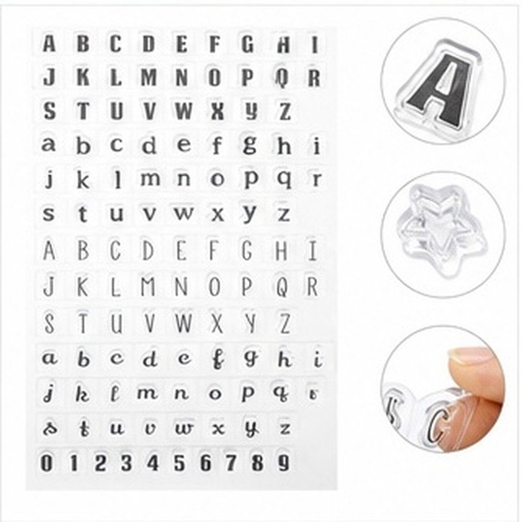 Clear Silicone Stamps For Card Making - 4 шт. прозрачных силиконовых штампов с