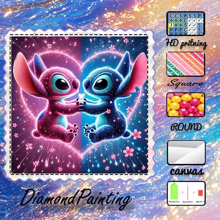 5D Diamond Painting Kit Full Drill - 1 шт. - Potdemiel-5D-DIY - Флокированная