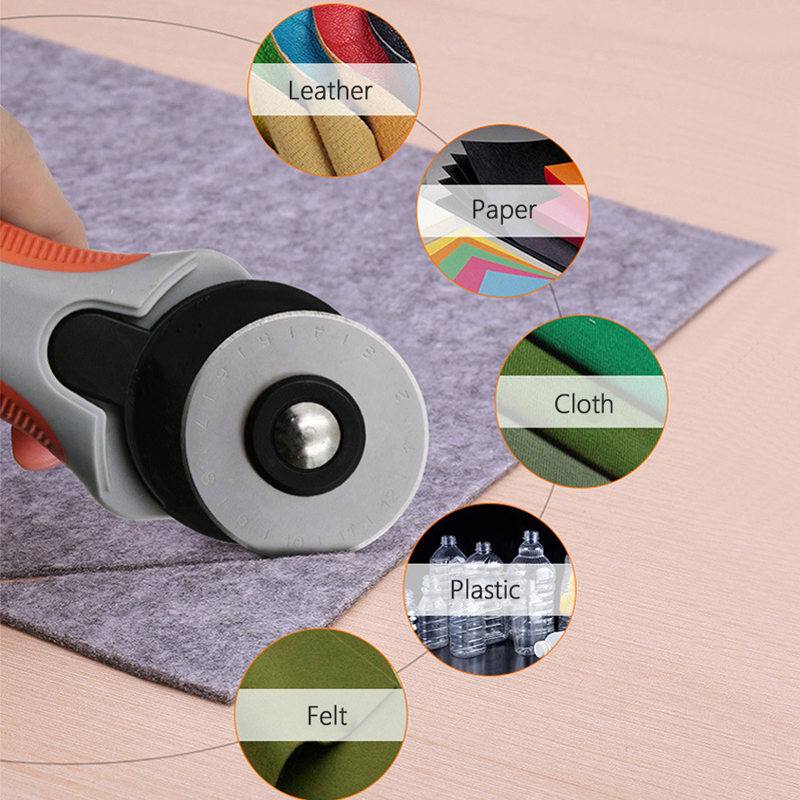 Резак для рукоделия из кожи, 4 – обзор и цена Rotary Cutter For Fabric 45Mm