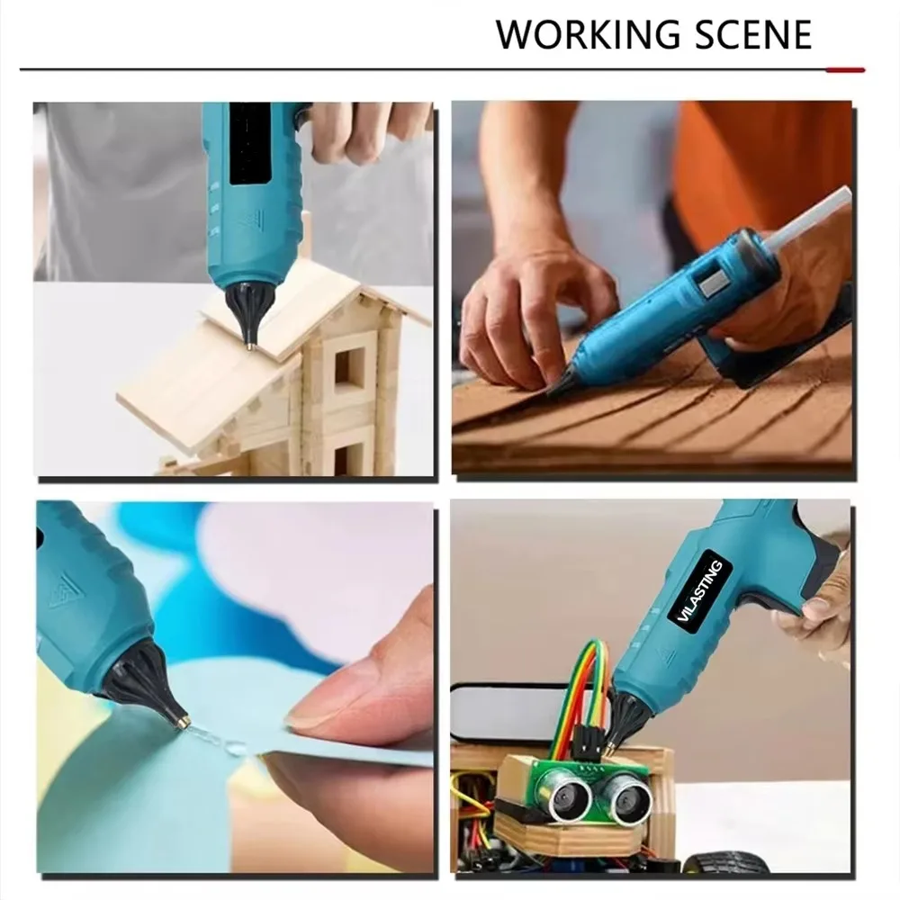 Беспроводной пистолет для терм – обзор и цена Hot Melt Glue Gun Cordless