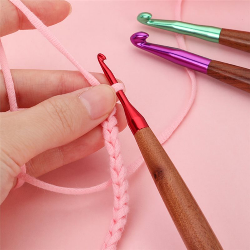 Эргономичные крючки для вязани – обзор и цена Wooden Crochet Hooks Ergonomic Handle