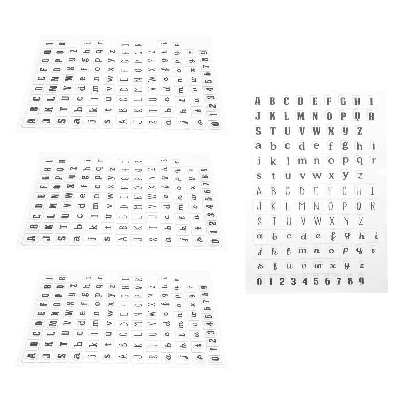 4 шт. прозрачных силиконовых ш – обзор и цена Clear Silicone Stamps For Card Making