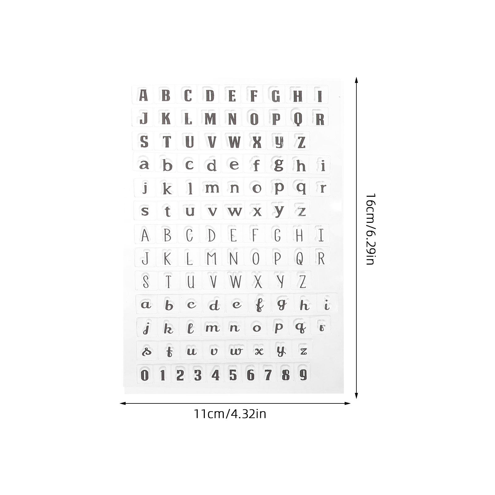 4 шт. прозрачных силиконовых ш – обзор и цена Clear Silicone Stamps For Card Making