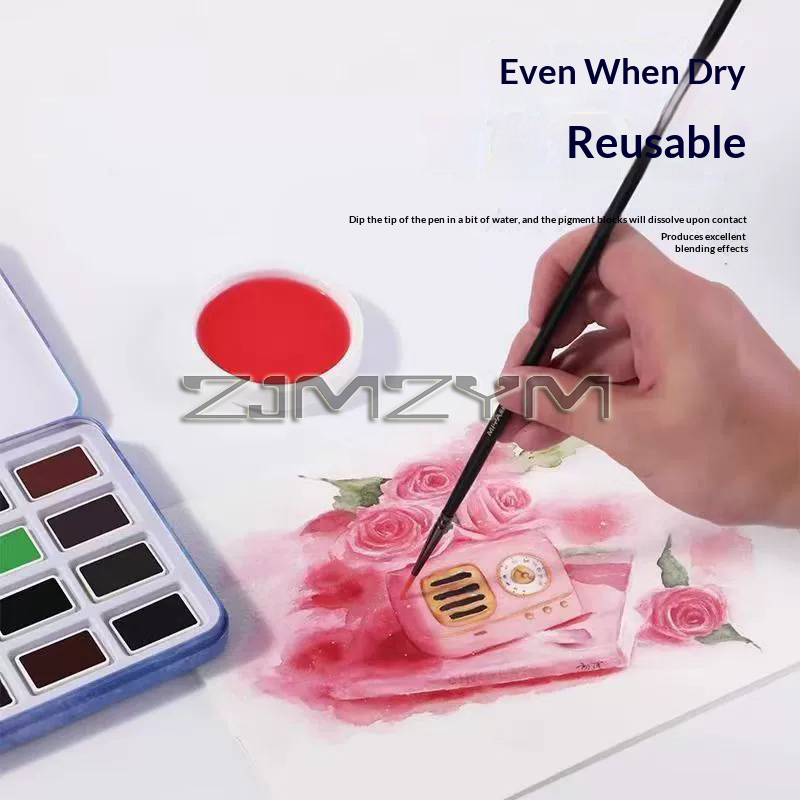 Набор акварельных красок, проф – обзор и цена Watercolor Paint Set Solid Pigment