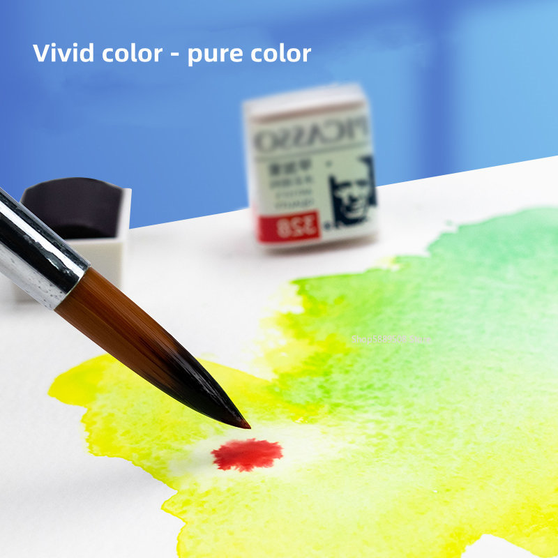 Художественные однотонные аква – обзор и цена Watercolor Paint Set Solid Pigment