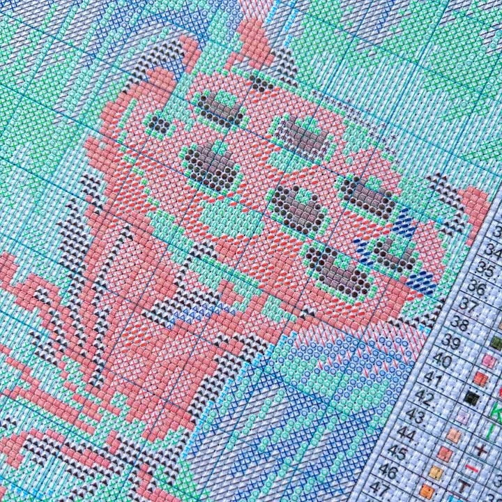 [ZZ8680-Синий ястреб] |   Набо – обзор и цена Cross Stitch Stamped Kits Beginners