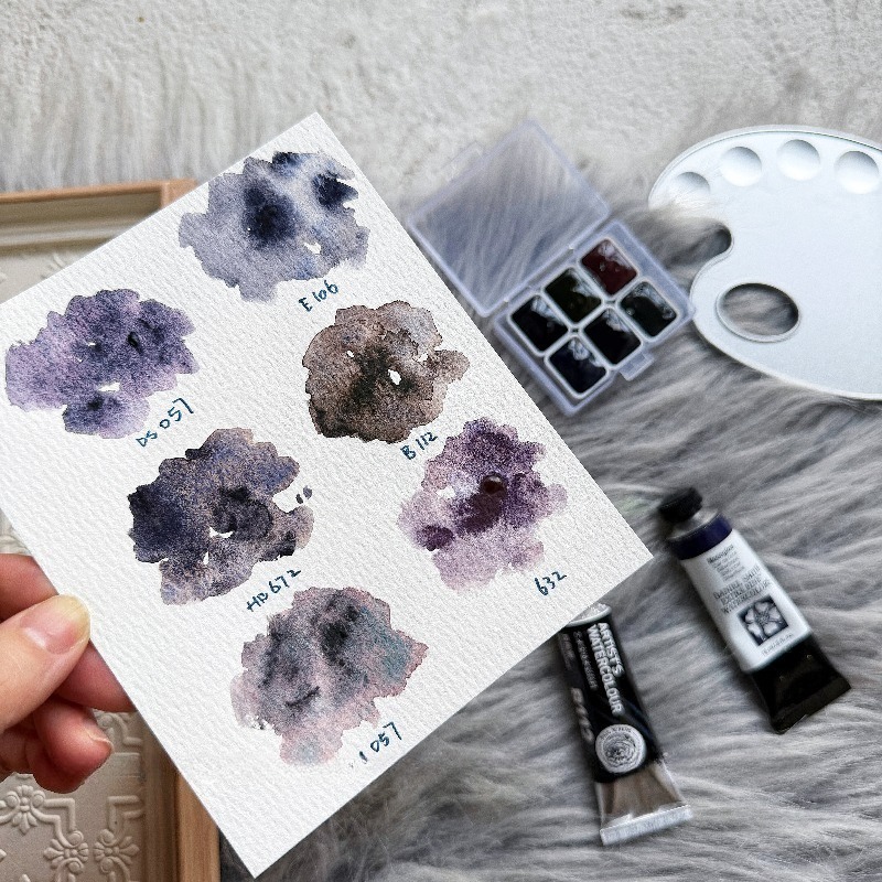 Набор из 6 цветов по 1 мл: Кол – обзор и цена Watercolor Paint Set Solid Pigment
